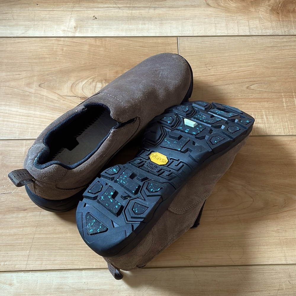 Waterproof Suede Artic Grip Slip Ons